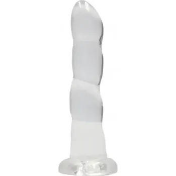 Dildo REALROCK Non Realistic dildo 17,5 cm - transparentní