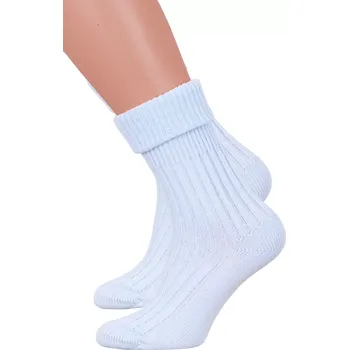 Dámské ponožky Dámské ponožky na spaní 067/051 Steven Barva/Velikost: modrá / 38/40