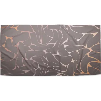 Osuška Sablio Ručník Béžové vzorce - 50x100 cm