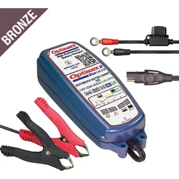 Auto-moto baterie Nabíječka motobaterií OPTIMATE 2 DUO 12V 2A 6-96AH AGM / GEL / STD 6-96AH, LITHIUM (LIFEPO4) 12.8V 2A 2-24AH