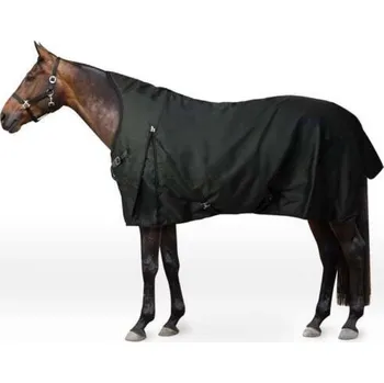 Deka pro koně Výběhová deka HORZE Helsinki 600D High Neck 50g scarab green 155cm