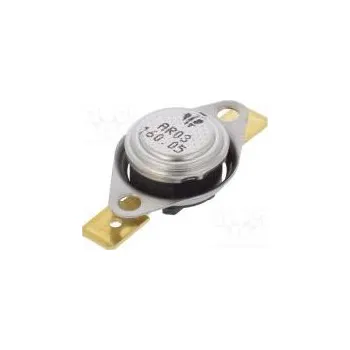 Termostat Čidlo termostat SPST-NC 160°C 16A 250VAC konektor 6,3mm ±5°C