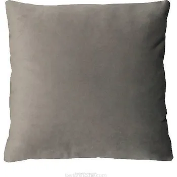 Polštář Hladký velurový Polštář Bertoni Šedá 40 x 40 cm