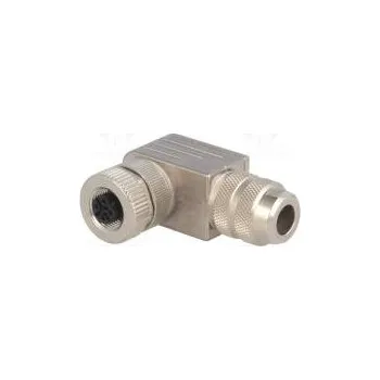 Elektrická zásuvka Zástrčka M12 PIN 2 zásuvka kód B-Profibus na kabel IP67 4A