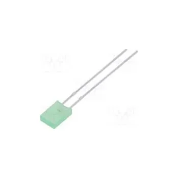 Dioda LED obdélníkový 5x2x7,15mm žluto-zelená 13÷30mcd 130° 20mA