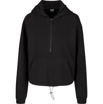 Dámská mikina Mikina s kapucí z Urban Classics - Dámská mikina na zip - Ženy - černá