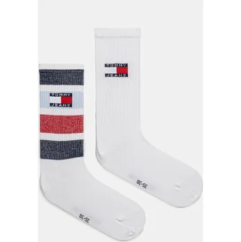 Pánské ponožky Ponožky Tommy Jeans 2-pack 701232726 bílá 00X, vel. 39/42
