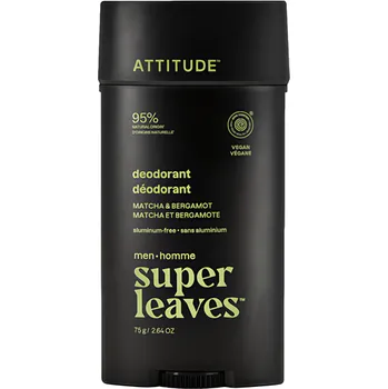 Attitude Pánský deodorant Super leaves - Matcha & Bergamot 75g