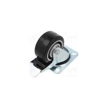 Pojezdové kolečko Pojezdové kolo Ø 80mm W 38mm H 105mm otočné s brzdou 150kg