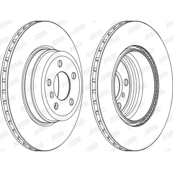 Brzdový systém Brzdový kotouč JURID 562523JC-1