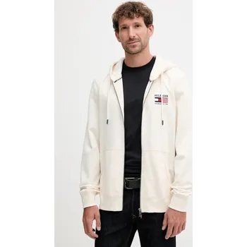 Dámská mikina Bavlněná mikina Tommy Hilfiger MW0MW39691 béžová 01X, vel. L