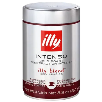 Horký nápoj illy Intenso mletá káva 250 g