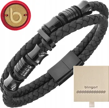 Náramek Pánský náramek dvojitě pletená ocel