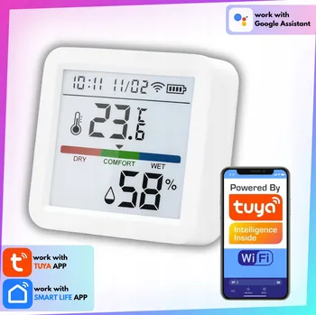 Senzor teploty a vlhkosti Tuya Teploměr s připojením k WiFi
