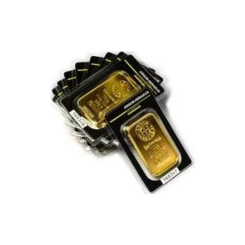 Argor Heraeus SA 100 gramů - Investiční zlatý slitek - Set 10 ks slitků