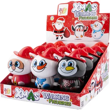Bonbon Xmas walking Figures - vánoční figurka na klíček s cukrovinkou 5g