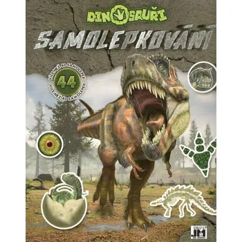 omalovánky Dinosauři: Samolepkování