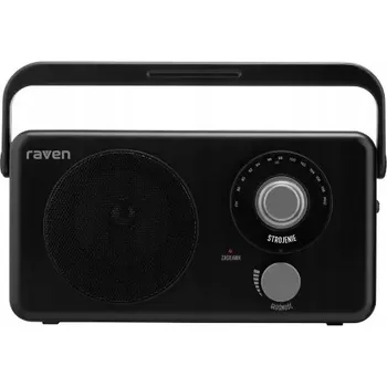 Radiopřijímač Přenosné rádio Raven ERADP003 FM rádio Černé