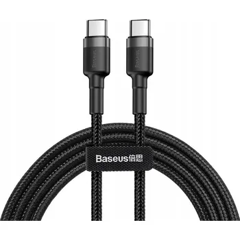 Datový kabel Kabel Baseus USB-C - USB-C 1 m černý