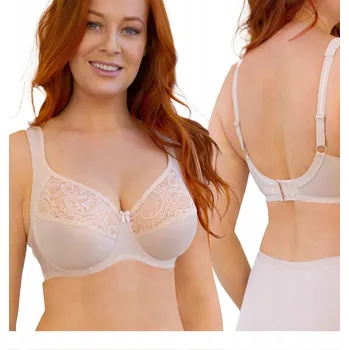 Podprsenka Měkká dámská podprsenka pro velká prsa, široká ramínka Kleo 95G