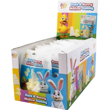 Bonbon Duck And Bunny Mallow Gummy - maršmelou zajíci a kačenky 50g
