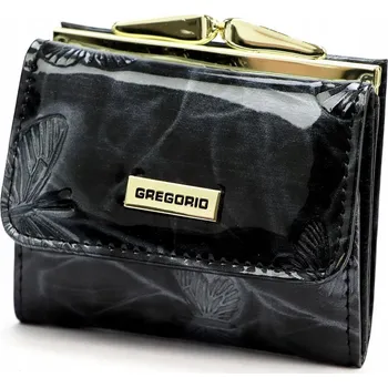 Gregorio peněženka z pravé kůže černá - dámská