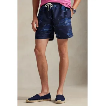 Pánské plavky Plavkové šortky Polo Ralph Lauren 710P04438 modrá 55X, vel. XL
