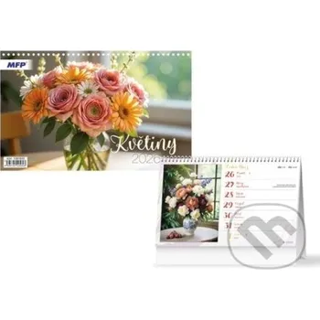 Doplněk ke knize Stolní kalendář Květiny 2026 - MFP MFP