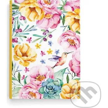 Doplněk ke knize Notes Květy - linkovaný A5 lamino - Baloušek Baloušek