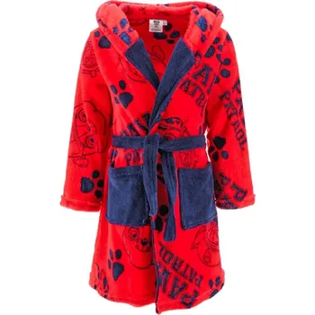 Dívčí župan SunCity • Chlapecký župan s kapucí Paw Patrol EU 110 Červená