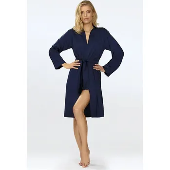 Dámský župan Lesklý saténový župan pro elegantní relaxaci, XXL i240_193645_2:XXL