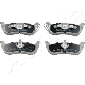 Brzdová destička Sada brzdových destiček, kotoučová brzda ASHIKA GROUP 51-09-912