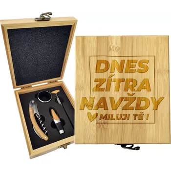 Víno Sablio Dárková sada na víno Dnes, zítra, navždy: 147×168×49 mm