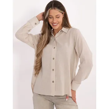 Dámská košile Košile LK KS 510109.70 béžová L