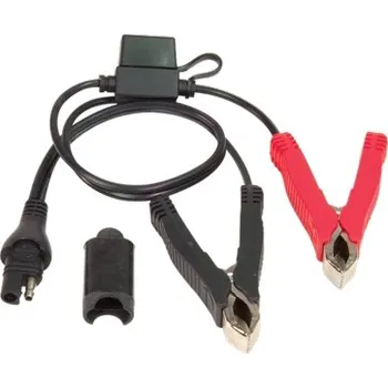 Nabíječka autobaterie OPTIMATE kabel s krokodýlkami a pojistkou 15A, SAE konektor (délka 50cm) (SAE-74)