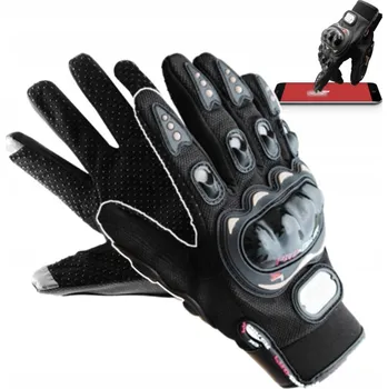 Moto rukavice Rękawice motocyklowe PRO BIKER rękawiczki dotykowe M