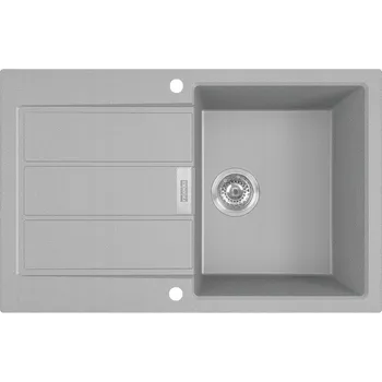 Granitový dřez Jednokomorový dřez Franke Sirius, šedý křemen