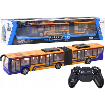 RC model auta Kloubový městský autobus na dálkové ovládání RC - oranžový