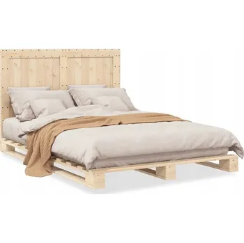Postel Rám postele borovice 140x200 cm, přírodní
