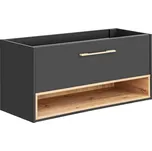 Comad Koupelnová skříňka pod umyvadlo Borneo Cosmos 120 vesmírně šedá/dub artisan