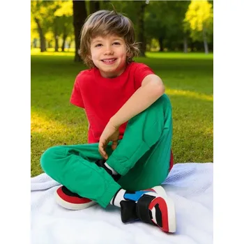 Sinsay - Teplákové kalhoty se širokými nohavicemi - zelená - 669CB-76X - 669CB-76X-110