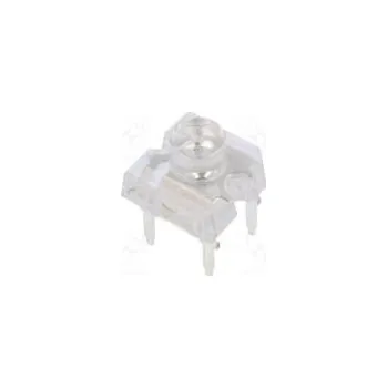 Dioda LED Super Flux 7,62x7,62mm žlutá 750÷1120mcd 120° 30mA