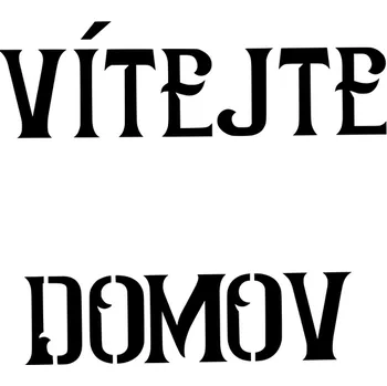 Šablona plastová pro kreativní tvoření - A4 - T2