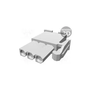 Elektrický konektor Zástrčka kabel-kabel/plošný spoj zásuvka PIN 3 bez kontaktů