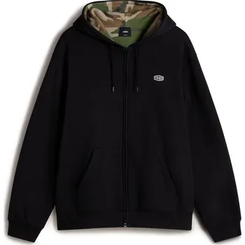 Pánská mikina mikina panská VANS Dover Thermal Lined Full Zip Black - XS