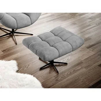 Taburet Taburet čalouněný Mirjan šedý