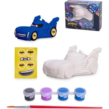 autíčko Batwheels model auta Bam 13cm k pomalování v krabičce
