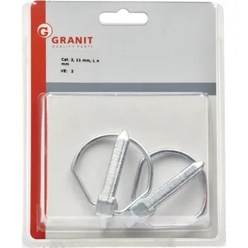 Nářadí pro automobil GRANIT Sada závlaček spodního háku 11x52mm - 2 ks