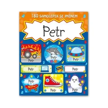 samolepka Veselé nálepky samolepky se jménem Petr