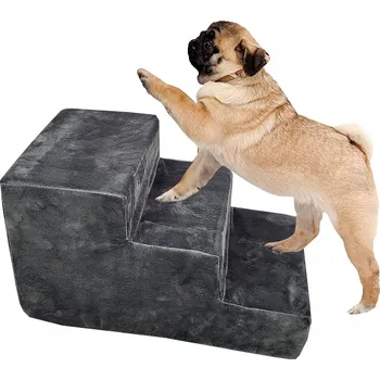 Schůdek SCHODY schůdky pro psa 3 STUPNĚ 30 cm STABILNÍ rampa plošina